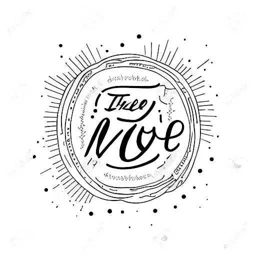 the words "you are magic" in simple cursive handwriting flipped horizontally  tattoo design idea