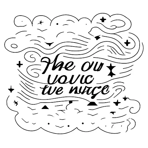 the text you are magic in simple cursive handwriting flipped horizontally  tattoo design idea