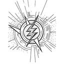 the flash bolt tattoo design idea