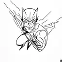 the flash bolt tattoo design idea