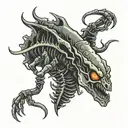 Xenomorph tattoo design idea
