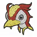 three dimensional crochet Cyndaquil tattoo design idea