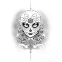 catrina  tattoo design idea
