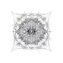 A mathematical fractal equation forming a pattern tattoo design idea