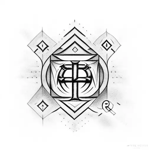 elder futhark runes spelling family.honour.pursuit tattoo design idea