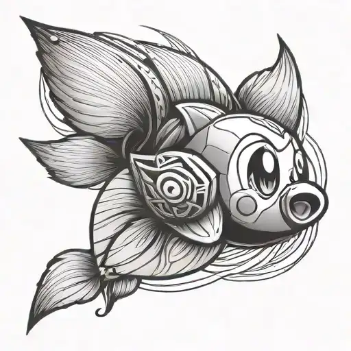 kirby tattoo design idea