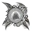 jacket with the name Microdiving tattoo design idea