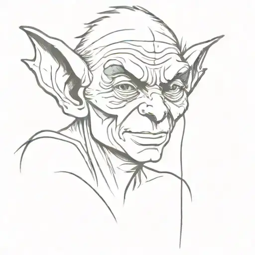 goblin tattoo design idea