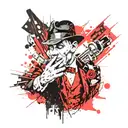 peaky blinders tattoo design idea