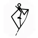 cycling sport in pyramid, in the corners( friendship, mentality, family, dreams) tattoo design idea