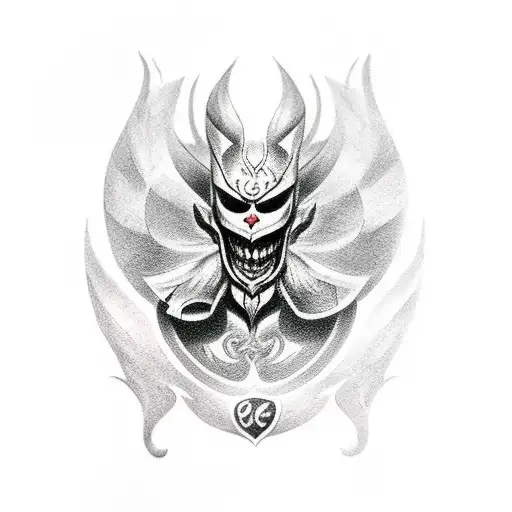 Shaco League of Legends tattoo design idea