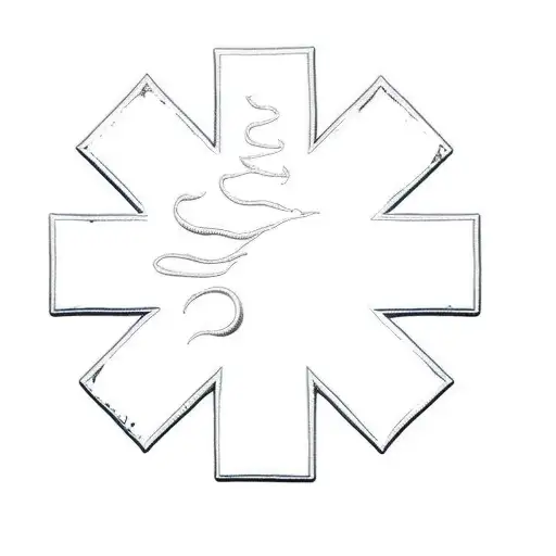 red hot chili peppers logo tattoo design idea