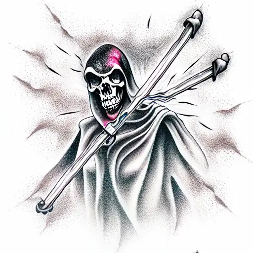 Grim Reaper tattoo design idea