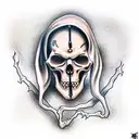 Grim Reaper tattoo design idea