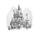 Cinderella's Castle  tattoo design idea