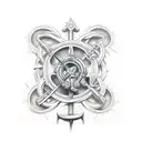 galic, irish, momento mori, Live by the sword die by the sword tattoo design idea