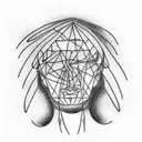 Mental Confusion Man tattoo design idea