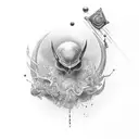 biblical sleeve tattoo design idea