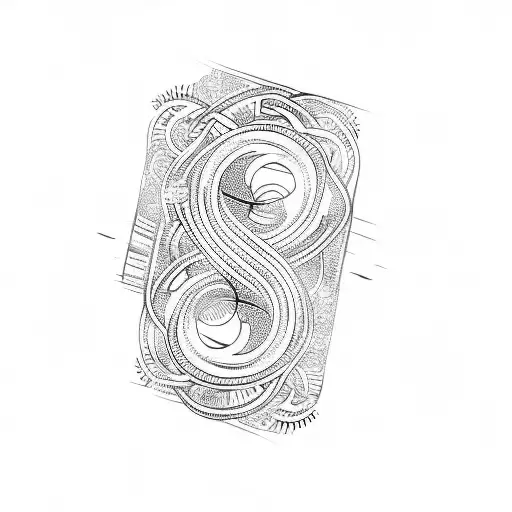 Infinity Symbol tattoo design idea