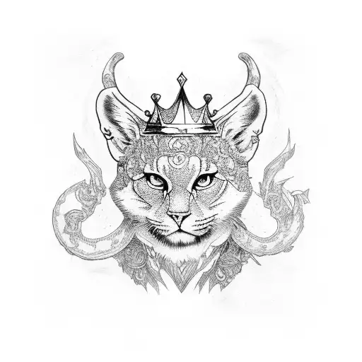 king and ace cards tattoo design idea
