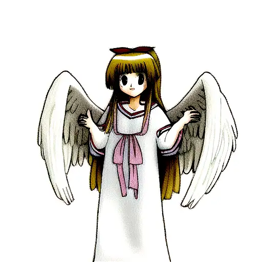 angels tattoo design idea