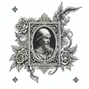 fool tarot card tattoo design idea