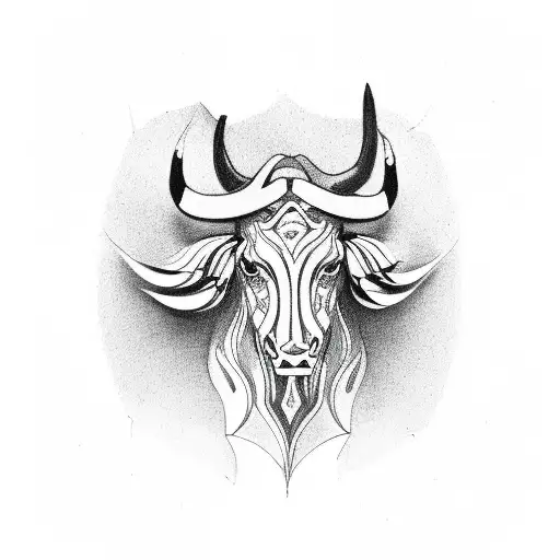 Taurus  tattoo design idea