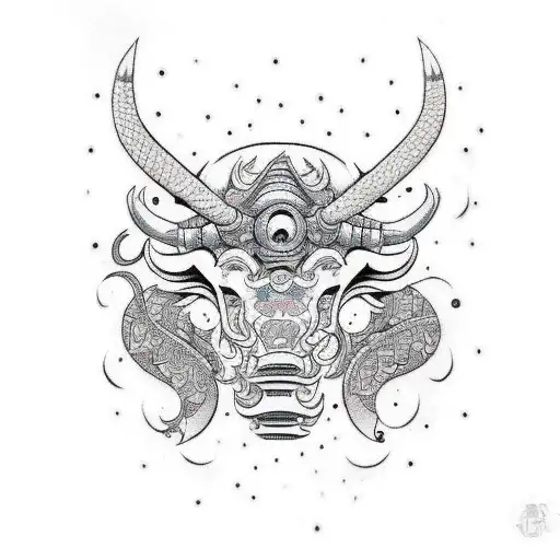 girly Taurus  tattoo design idea