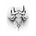 Taurus  tattoo design idea