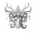 Taurus  tattoo design idea