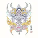 girly Taurus  tattoo design idea