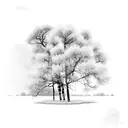 Aspen tree tattoo design idea