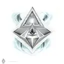 illuminati, matrix tattoo design idea