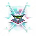 illuminati, matrix tattoo design idea