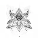 illuminati tattoo hand tattoo design idea