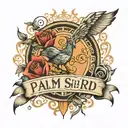 Psalm 23:1 tattoo design idea