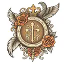 Psalm 23:1 tattoo design idea