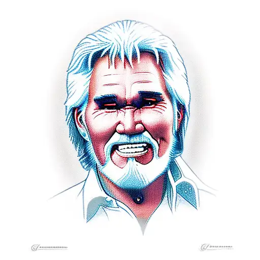 The gambler by Kenny Rogers tattoo design idea