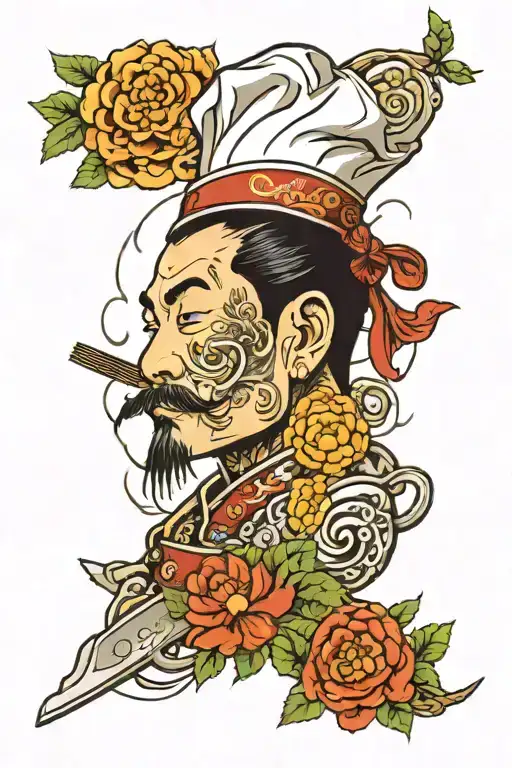 CHEF tattoo design idea
