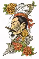 CHEF tattoo design idea