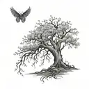 xxx tentacion tree tattoo design idea