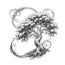 xxx tentacion tree tattoo design idea