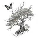 xxx tentacion tree tattoo design idea