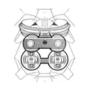 beer and xbox controller tattoo design idea