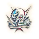 genshin impact scaramouche  tattoo design idea