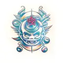 genshin impact scaramouche  tattoo design idea