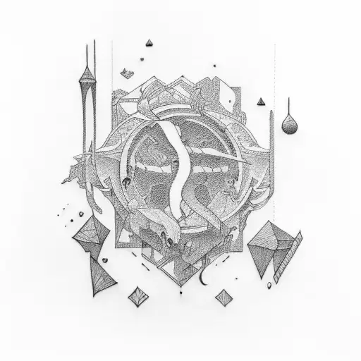 art math tattoo design idea