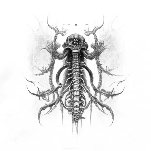 Carrion Crawler  tattoo design idea