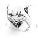 Snowmobile tattoo design idea