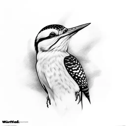 Woodpecker  tattoo design idea